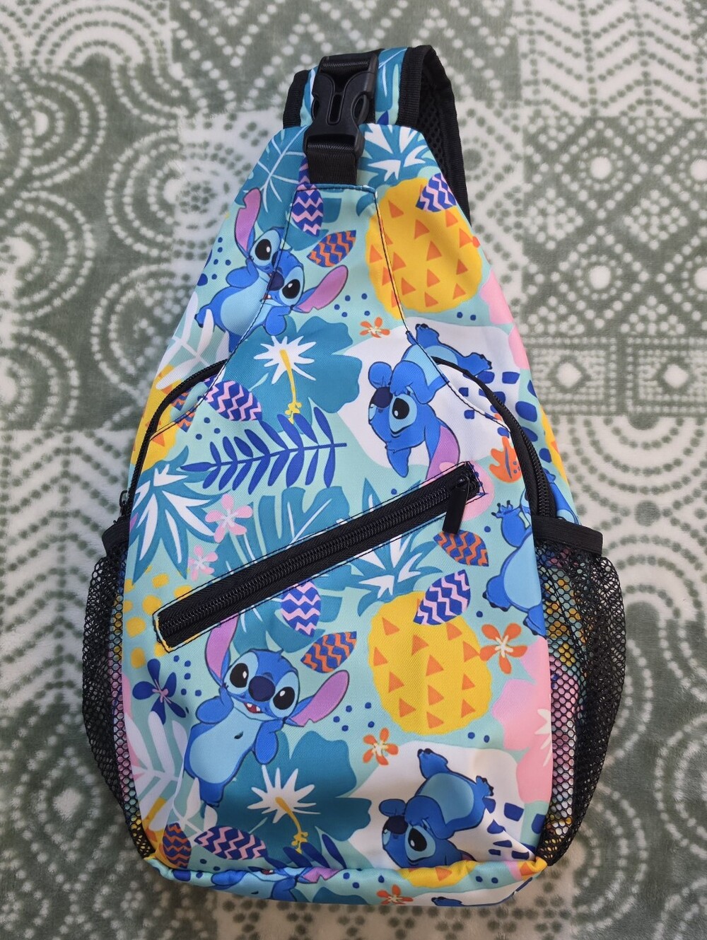 Disney Stitch Crossbody Sling Backpack - Picture 2 of 7